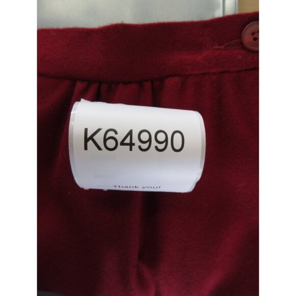 VINTAGE Pendleton Skirt 12 Petites Virgin Wool A-Line Career Slit 90s - Picture 11 of 11